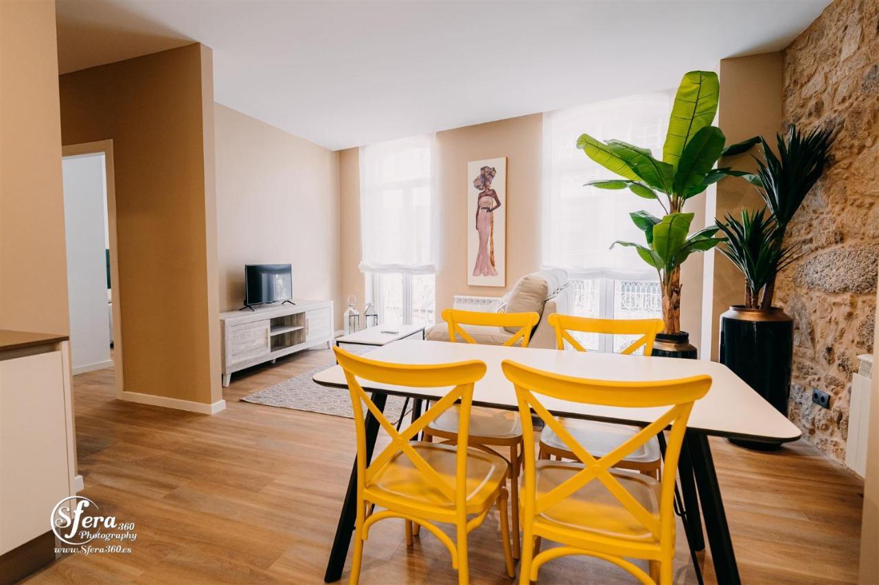 Apartamentos Rua Vella Caldas De Reis Exteriör bild