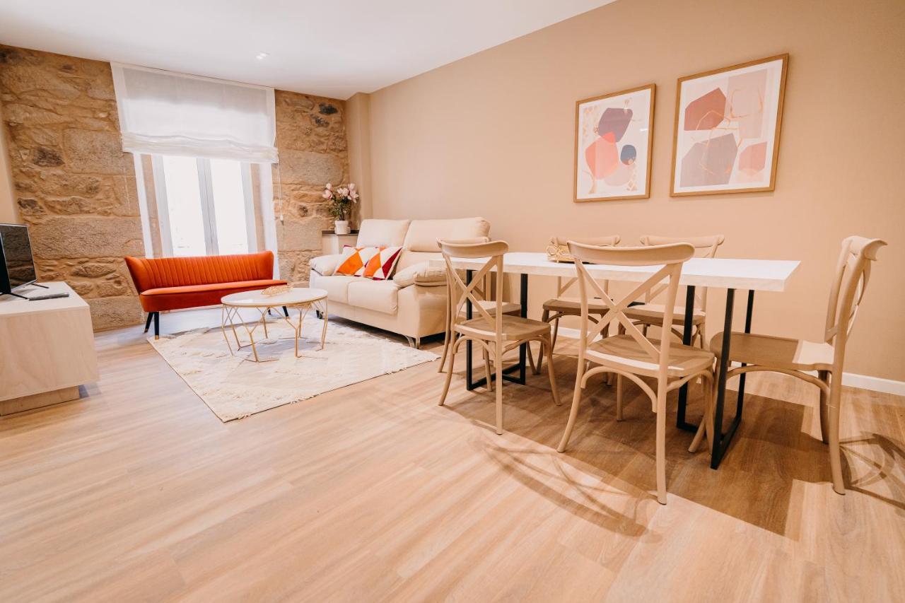 Apartamentos Rua Vella Caldas De Reis Exteriör bild